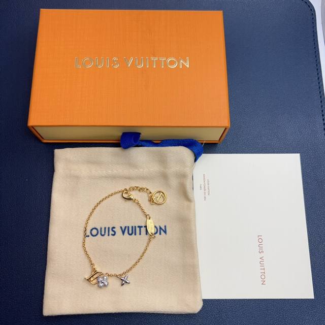Donkey House New Arrival Bracelet Features Monogram Floral Motifs Adorned With D