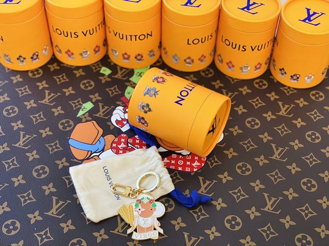 Lv Zodiac Keychain - Virgo - Detailed Photos.
