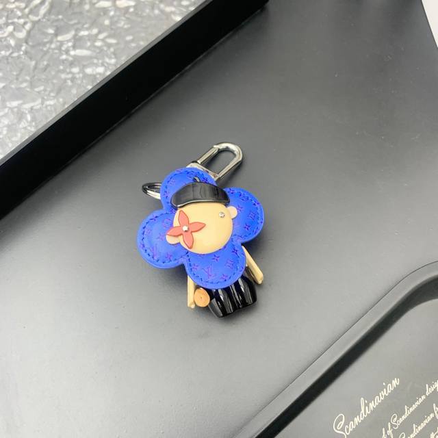 New Update: Lv Louis Vuitton 2024 Summer New Vivienne Blue Keychain Bag Charm
