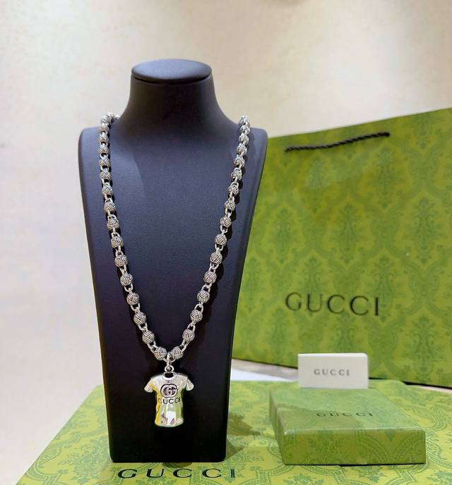New Release Gucci Necklace Latest Model With Higher-Grade Chain, Celebrity-Inspi