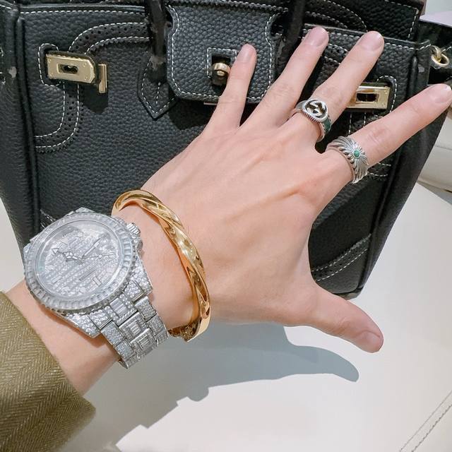 Gucci Bracelet And Bangle, Handcrafted In Antique Silver, Latest Design, Higher