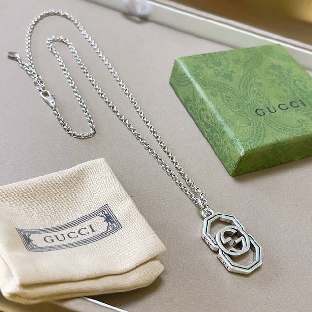 Gucci Necklace Latest Model With Higher-Grade Chain, Celebrity-Style Anger Fores