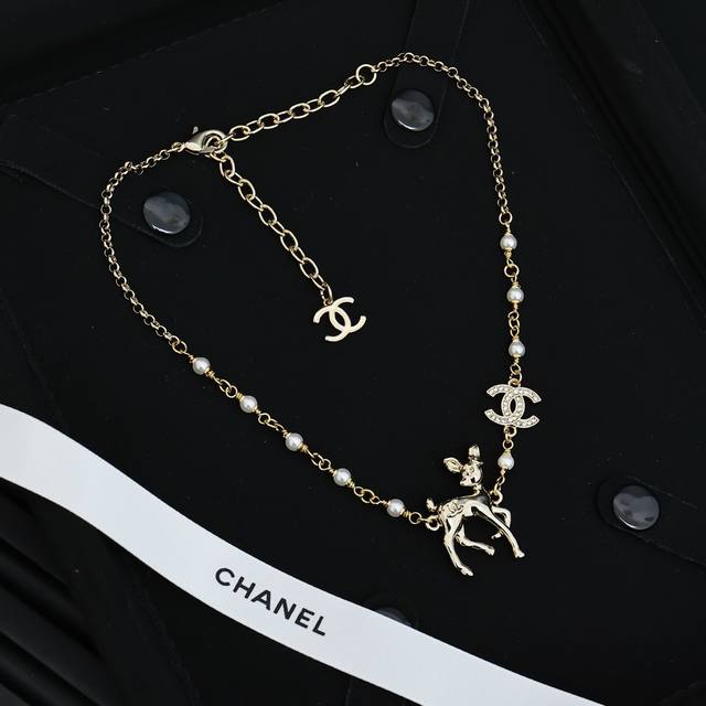 Chanel Little Deer Double C Necklace Little Bambi, Ethereal, Full Of Youthful Ch