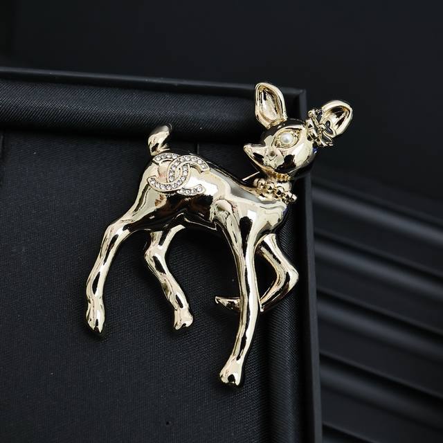 Chanel Little Deer Double C Brooch Little Deer Bambi, Ethereal, Brimming With Yo