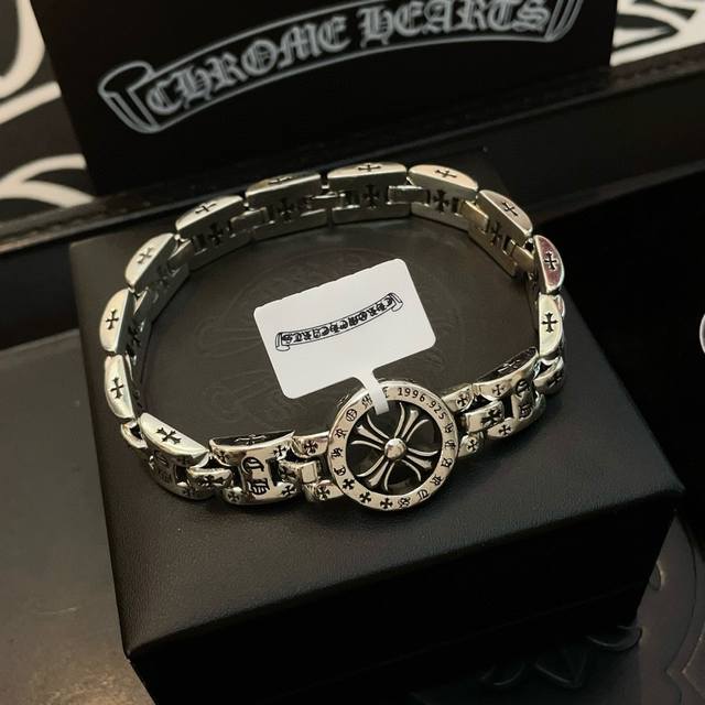 Counter-Quality Chrome Hearts Cross Heart Classic Cross Bracelet Size: 18, 20, 2
