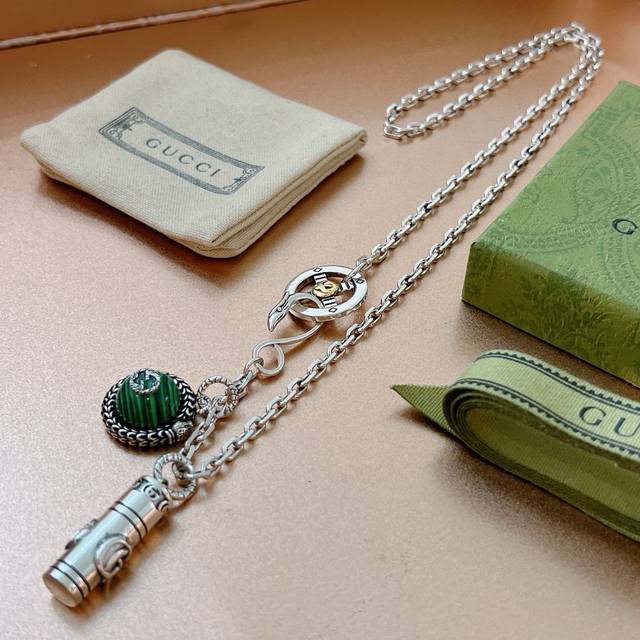 Gucci Necklace Latest Model With Higher-Grade Chain, Celebrity-Inspired Anger Fo