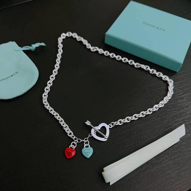 Authentic New Tiffany Necklace Tiffny&Co. Official Store Premium Silver Version