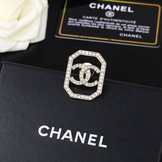 Chanel Chanel Autumn/Winter Collection Diamond Double C Brooch, A Uniquely Desig