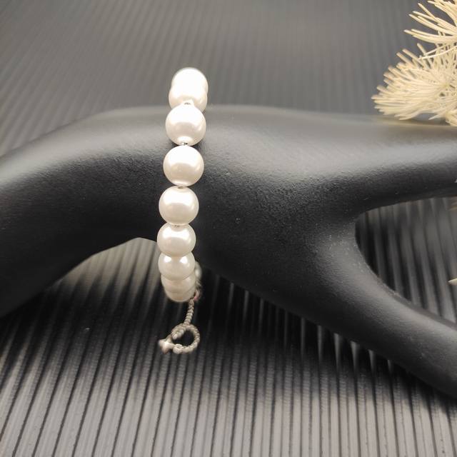 David Yurman 8Mm Adjustable Pearl Series Bracelet Id Dysl-040