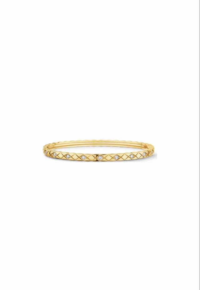 Chanel-Inspired Coco Crush Slim Version With Delicate Diamond-Studded Diamond Br