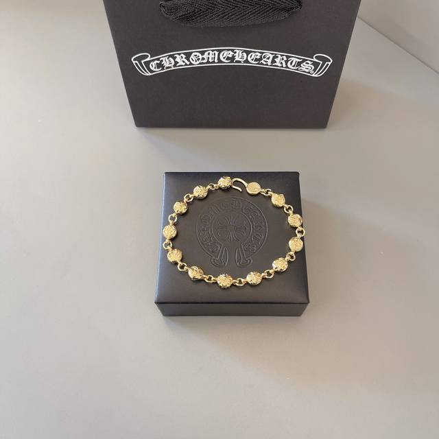 Croxin Gold-Plated Silver Hexagon Star Unisex Fashion Bracelet