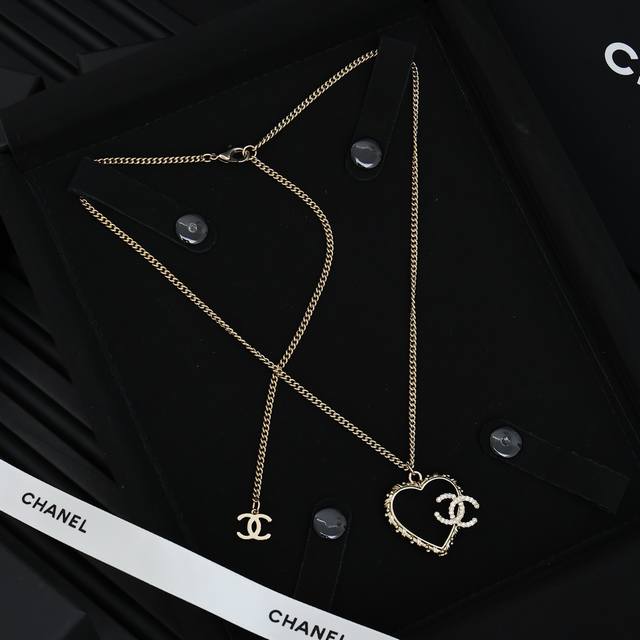 Chanel 25P New Heart-Shaped Lace Necklace. This One Is Truly Unique. The Double