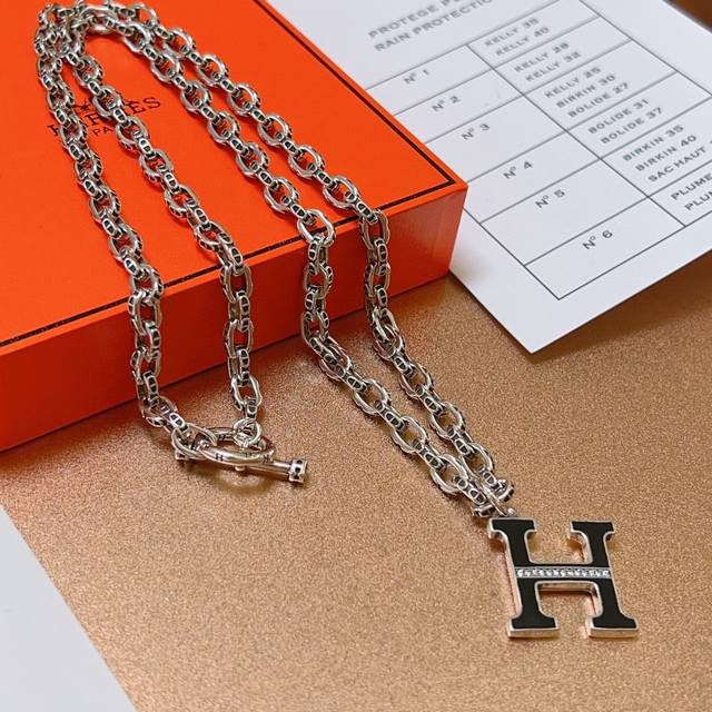 Hermes Necklace New Release Hermes Essential Pig Nose Series Jewelry High-End Cu
