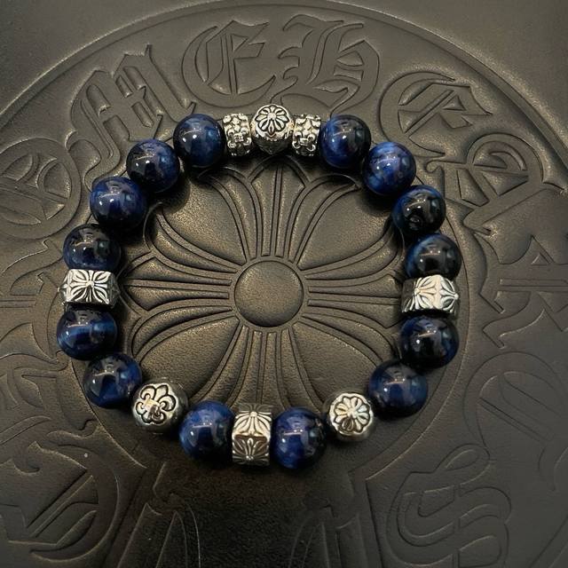 New Arrival, Boutique Quality Chrome Hearts Classic Retro Multi-Element Lapis La