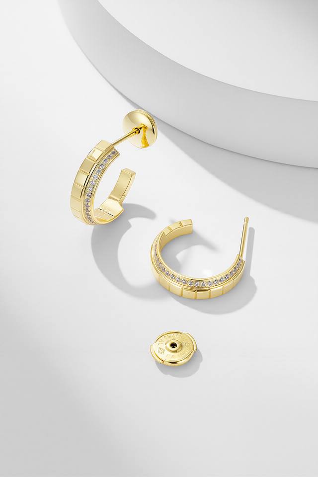 These Earrings Are Like Walking Diamond Cutters. The 7Mm Mini Prism Ear Studs On