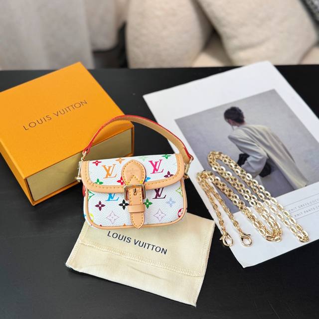 New Arrival Lv Nano Diane Mini Baguette Bag 4 Colors In Stock Dimensions: 11