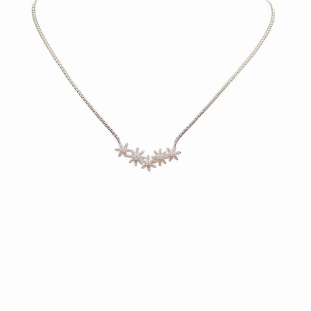 David Yurman Silver Five-Shaped Linked Necklace. Chain Width 1.5Mm, Length 45+5C