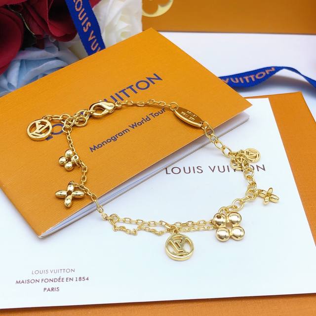 Lsl0003 Bracelet Lxl0001 Necklace Lv Latest Flower Necklace Consistent Zp Brass