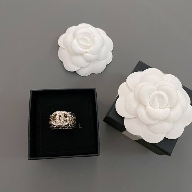 Our Product: Leather-Wrapped Hemp Pattern Ring Z 3900, Available In Black And Wh
