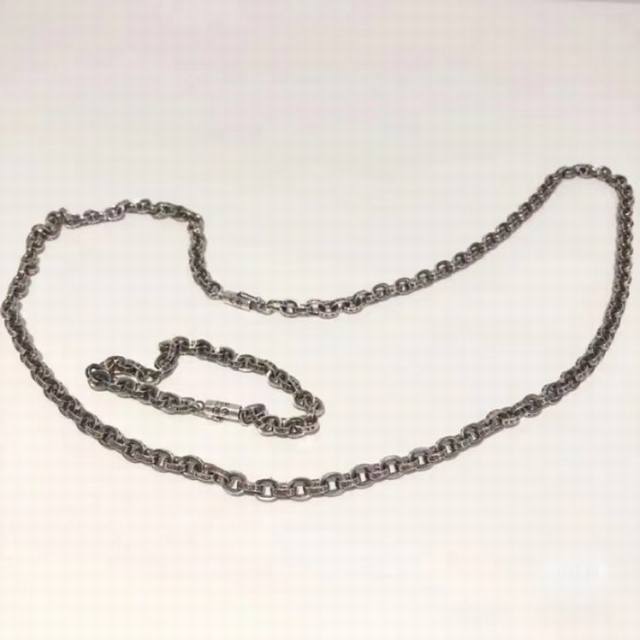 Necklace And Bracelet P60 Chrome Hearts Original Thick Chain Necklace And Bracel