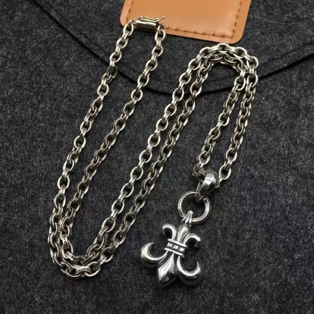 Chrome Hearts Luxury Anchor Necklace ~ Handmade Letter Chain ~ World-Class Retro