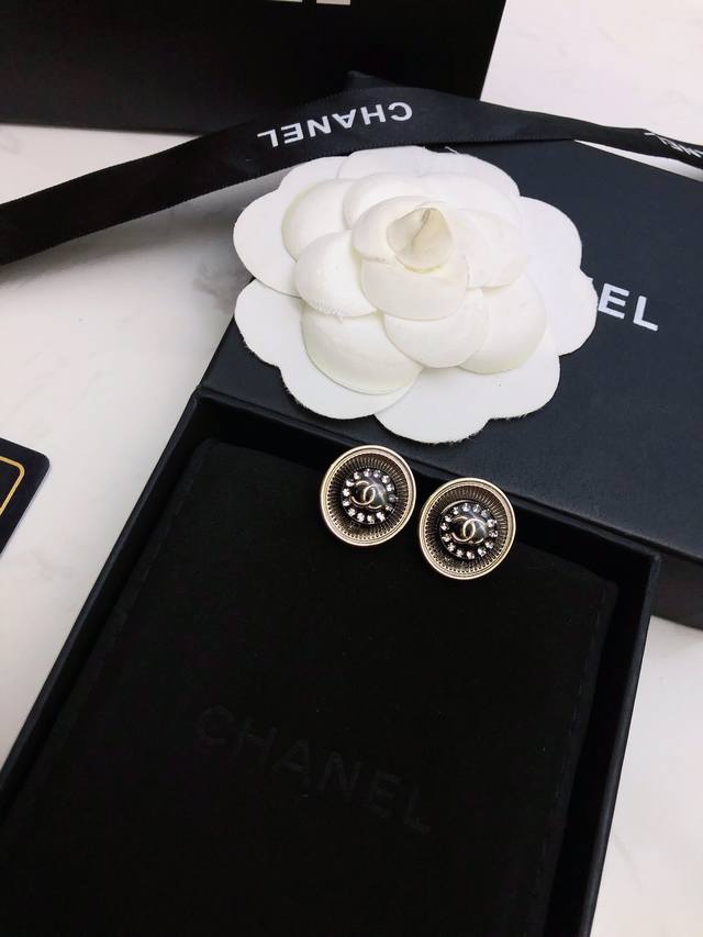 Chanel Vintage Double C Earrings. Chanel's Designs Truly Need No Introduction
