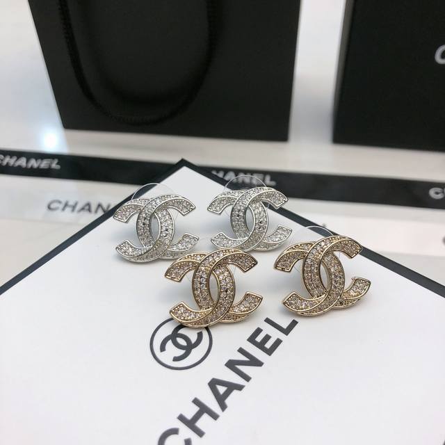 Chanel Chanel Earrings! Original Details And Logo, Best-Selling Style. Highest Q