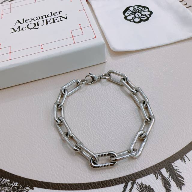 Authentic New Alexander Mcqueen Alexander Mcqueen Bracelet, Identical To The Sto