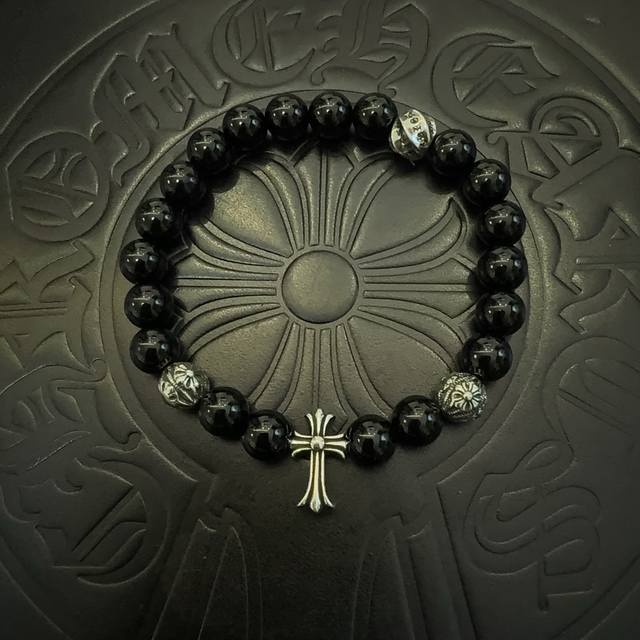 New Arrival, Store-Quality Chrome Hearts Classic Multi-Element Bracelet,The Text