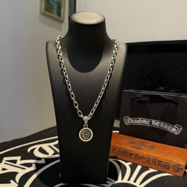 New Arrival, Boutique Quality Chrome Hearts Classic Letter Necklace With Double-