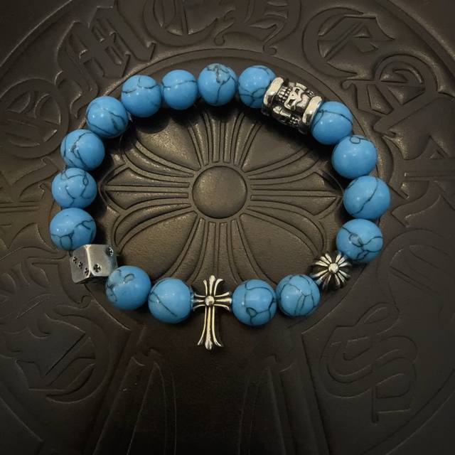 New Arrival, Store-Quality Chrome Hearts Classic Multi-Element Bracelet,Popular