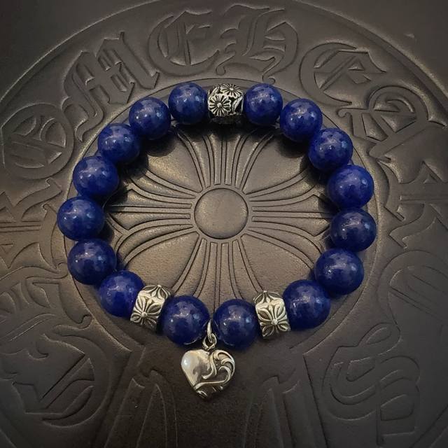 New Arrival, Boutique Quality Chrome Hearts Classic Multi-Element Lapis Lazuli B