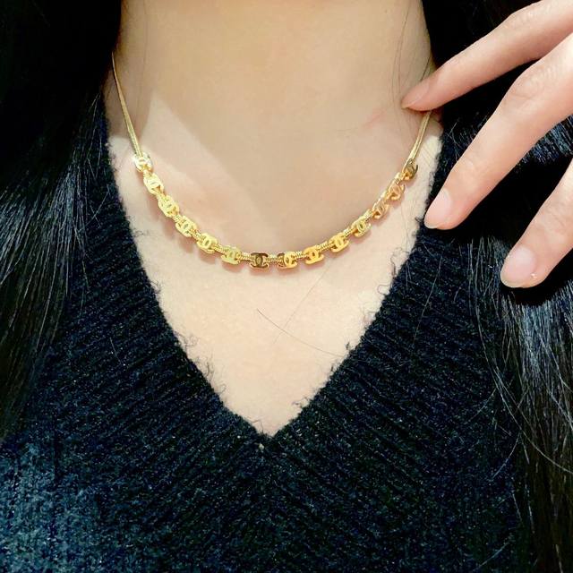 Chanel Vintage Letter Necklace. Chanel's Designs Truly Need No Introduction