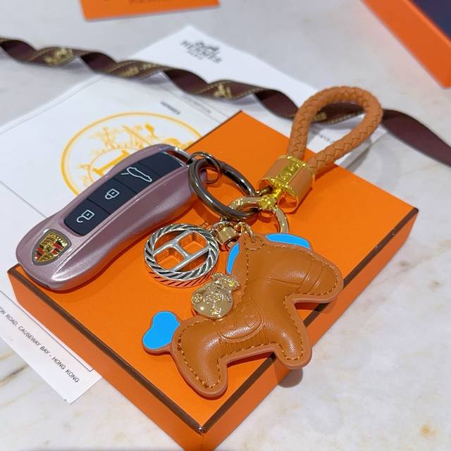 New Hermes Keychain Thickened Edition Platinum Version.High-End Precision Crafts