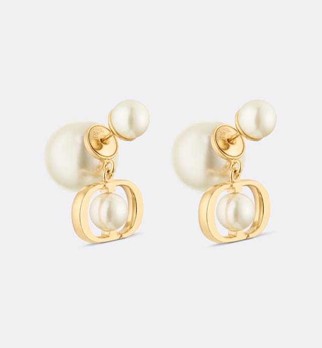 Hot Item! Dior-Inspired Letter-Shaped Pearl Earrings. Same Material As The Origi