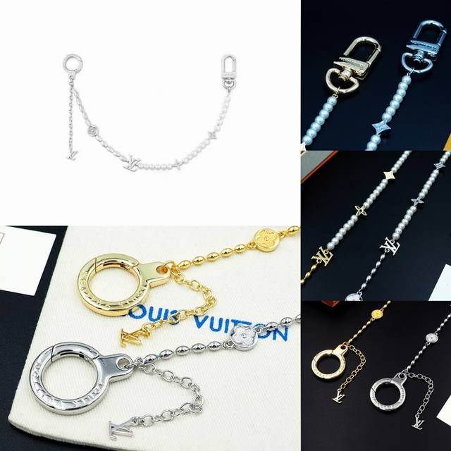 Donkey House Pears Fusion Belt Chain And Bag Accessory Blend Metal Beads, Glass