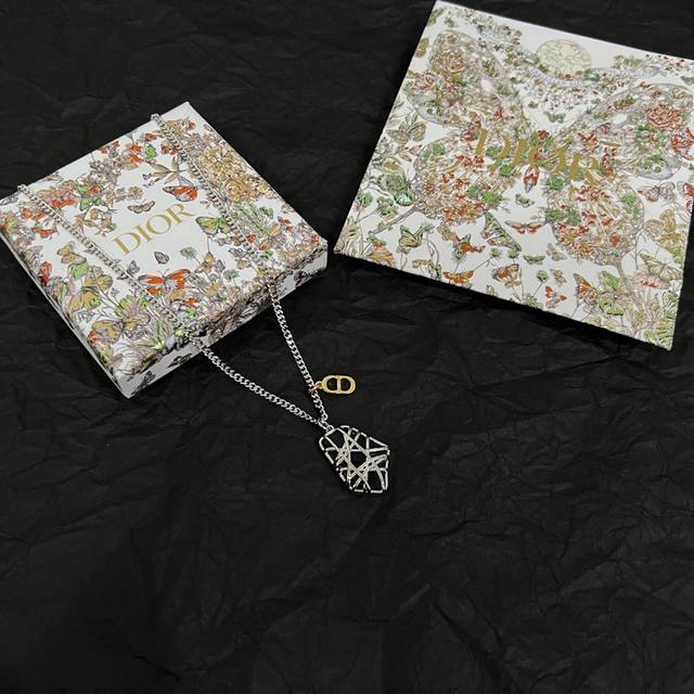 Dior Dior Necklace, Same As In-Store, Selected Authentic Version, Brass Material