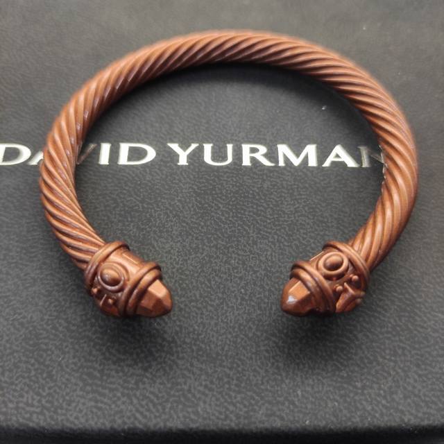 New Arrival David Yurman 7Mm Color-Sprayed Brown Bracelet. Recommended For Wrist