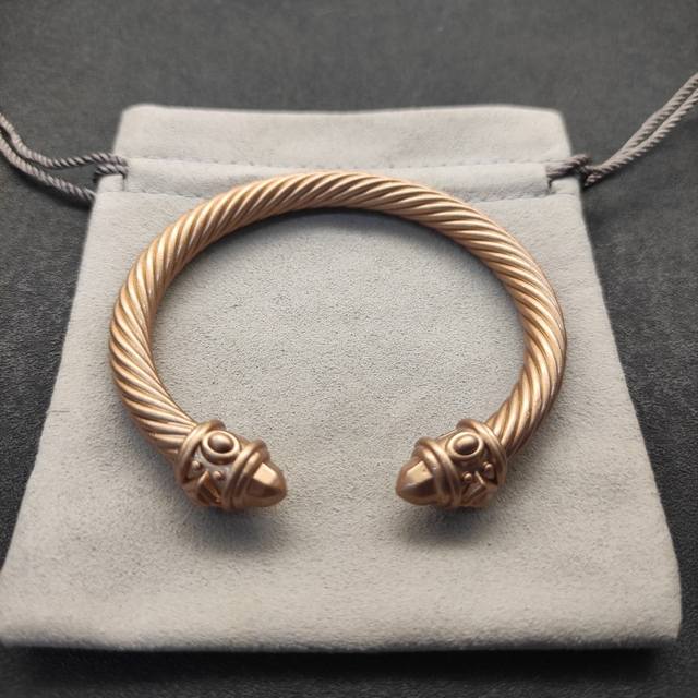 New Arrival David Yurman 7Mm Color-Sprayed Brown Bracelet. Recommended For Wrist