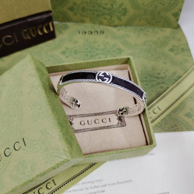 Gucci This Letter Bracelet Reinterprets The Iconic Interlocking Double G Design