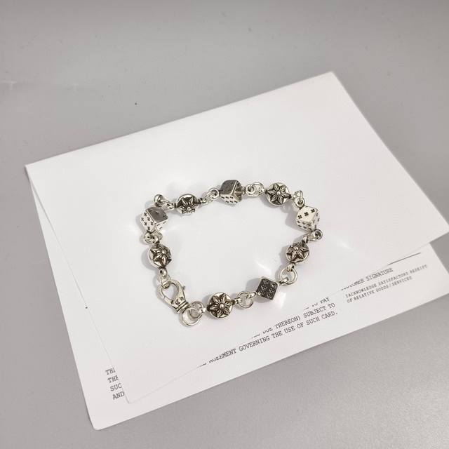 Today's Recommendation: Chrome Hearts New-Style Bracelet. Dice And Star Bracelet
