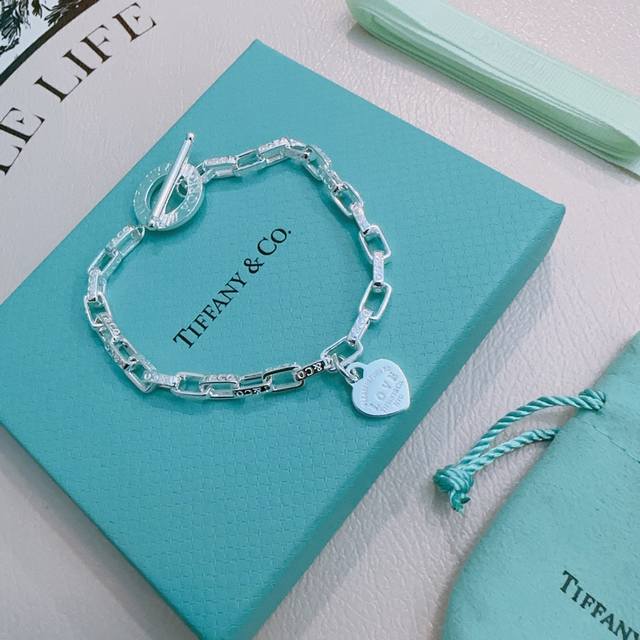 Tiffany Bracelet Tiffny&Co. Official Store Premium Silver Edition Celebrity Edit