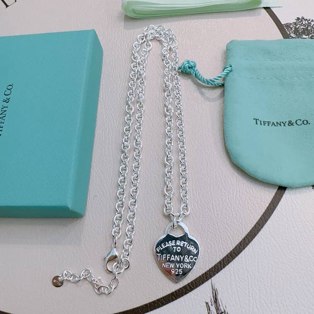 Tiffany Necklace Tiffny&Co. Official Store Premium Silver Edition Celebrity Edit
