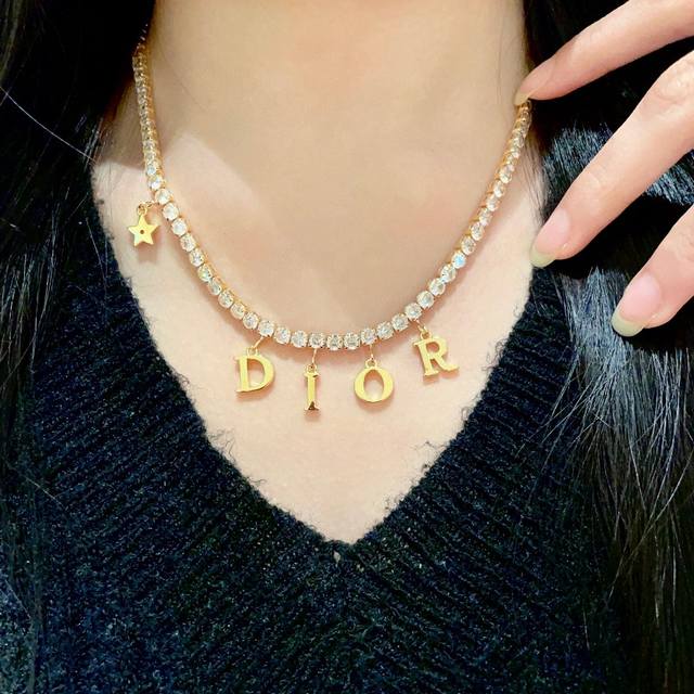 Dior Dior Vintage Necklace, Authentic And Brand New, Selected Original Design, B