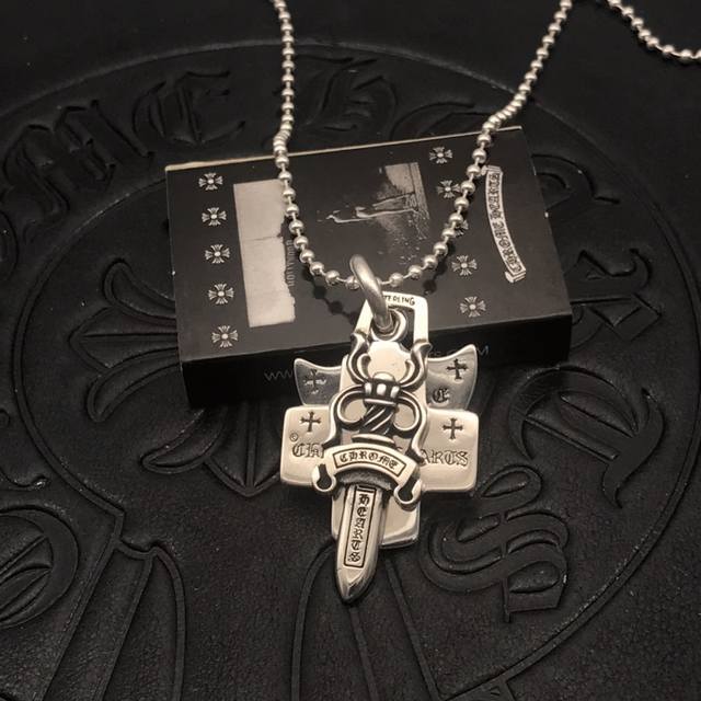 High-Quality Chrome Hearts Three-In-One Three-Element Pendant, Perfectly Replica