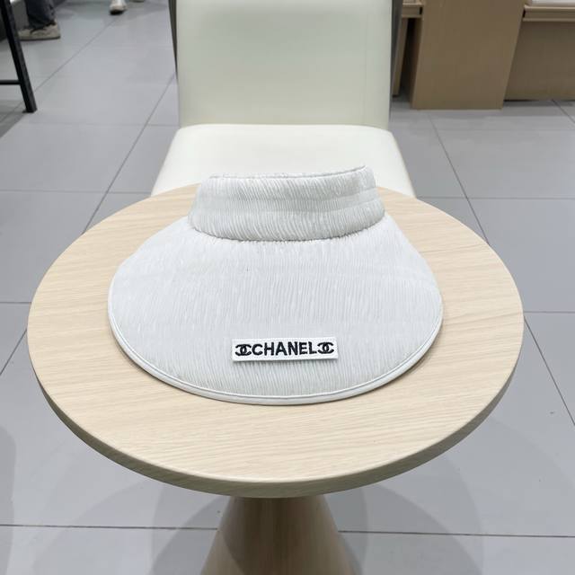 Chanel Open-Top Sun Hat For Women, Spring/Summer Beach And Beachwear, Versatile