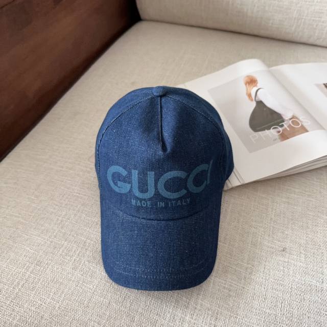 Gucci 2025 New Arrival Simple Embroidered Baseball Cap, Very Trendy! Casual Spor