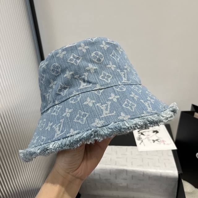 Lv Denim Fisherman's Hat