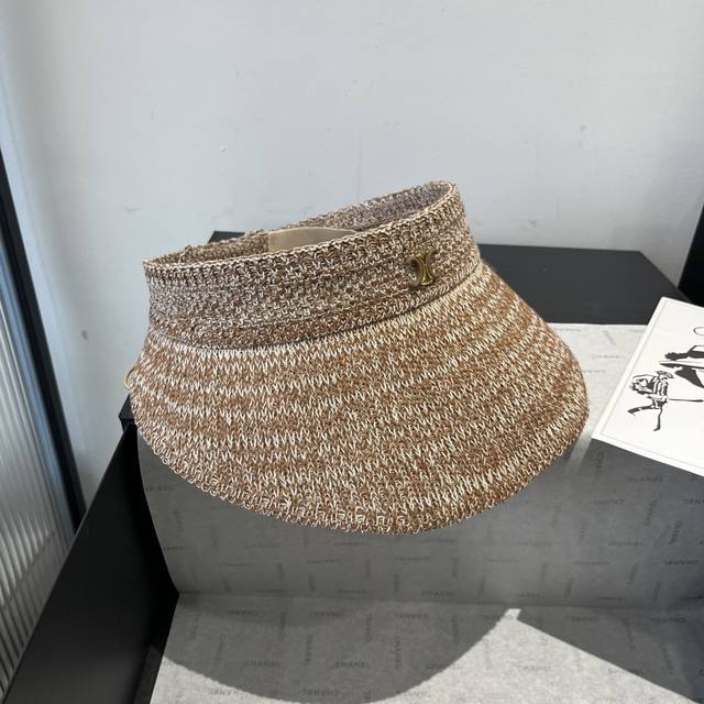 Celine New Knit Open-Top Sun Hat, Foldable, Convenient For Travel