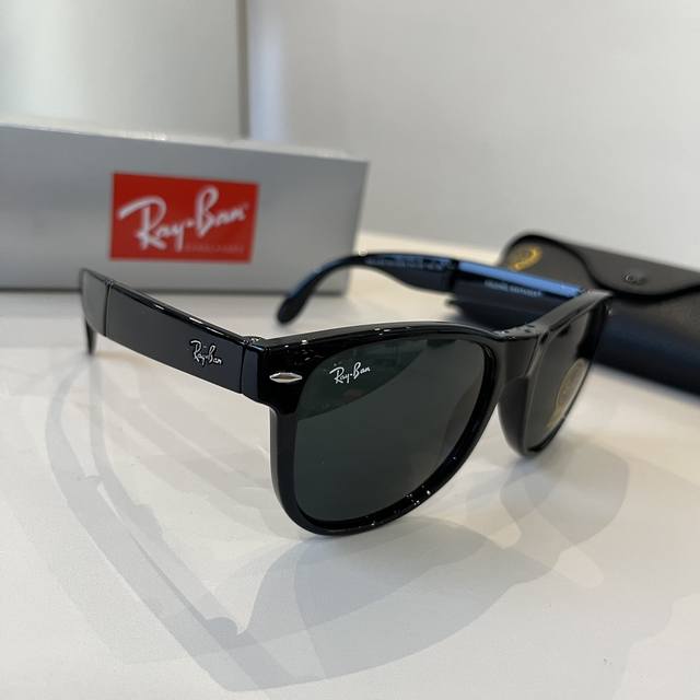 Ray-Ban Trendy Men's And Women's Street-Style Sunglasses, Glass Lens Model Rb410
